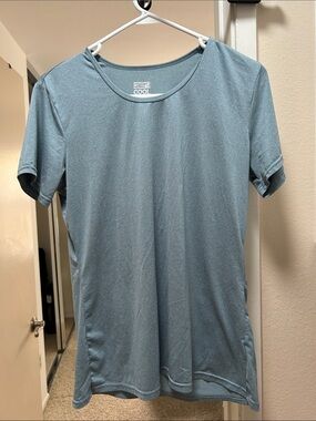 32 Degrees Cool Scoop Neck Tee in Slate Blue